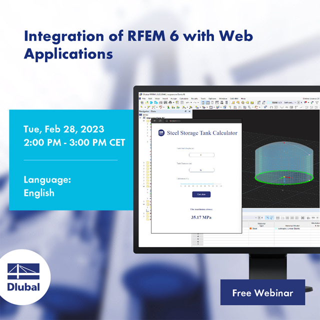 Intégration de RFEM 6 aux applications Web