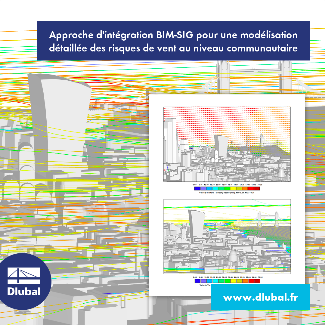 Approche d'intégration BIM-SIG pour une modélisation détaillée des risques de vent au niveau communautaire