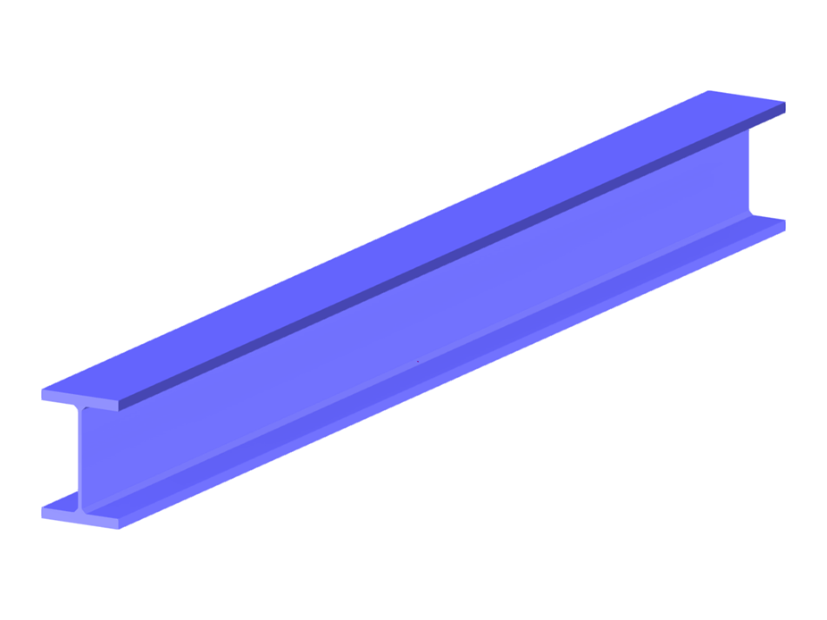 Modèle 004025 | I Section de la poutre en acier