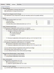 Modifier la configuration pour l’ELU - Surfaces