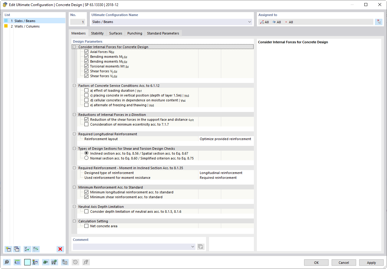 Modifier la configuration pour l’ELU