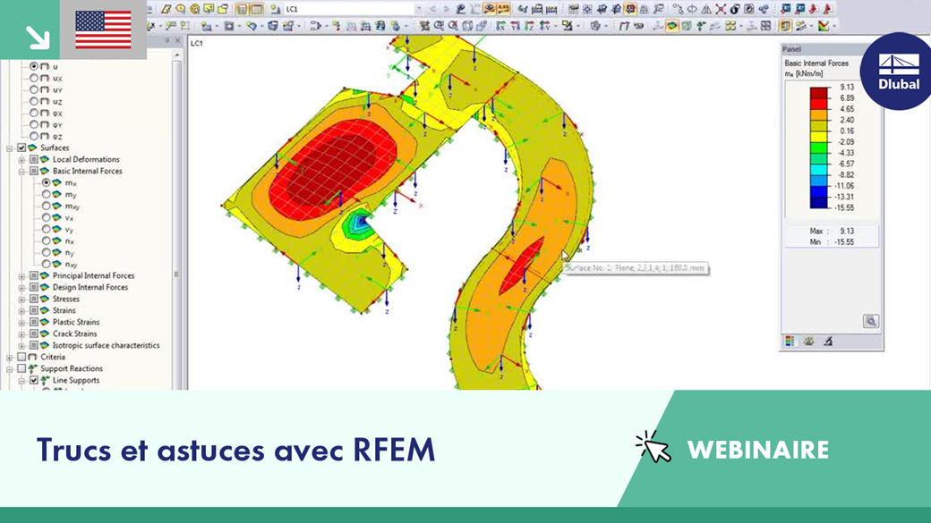 Webinaire sur les pratiques de calcul efficaces avec le logiciel RFEM.