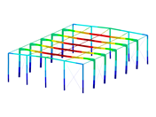 Modèle 004095 | Halle 3D en acier