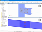 Fonctionnalité 002584 | Vérification des assemblages en acier pour les sections mixtes et à parois minces