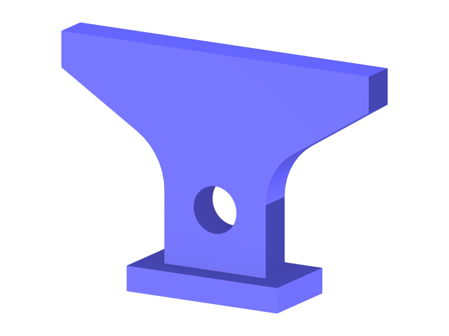 Modèle 004106 | Pieu en béton (modèle solide)