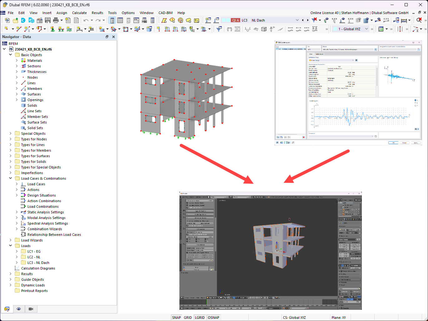 KB 001813 | Simulation de l'effondrement d'un bâtiment sous chargement dynamique