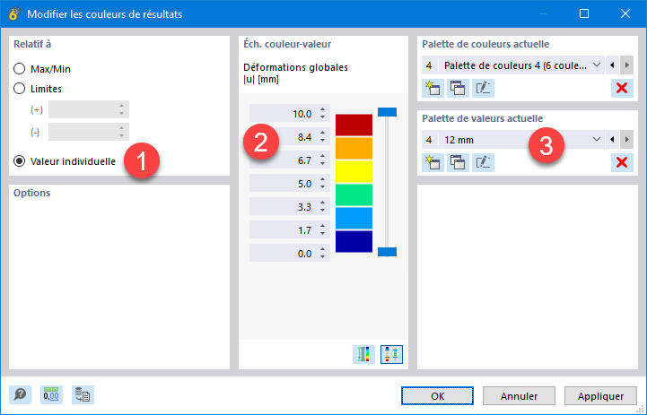 Attribution de valeurs définies par l’utilisateur