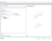 Boîte de dialogue « Extension/Ajustement de ligne »