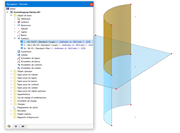 Surfaces de type « Coupé » divisées par intersection