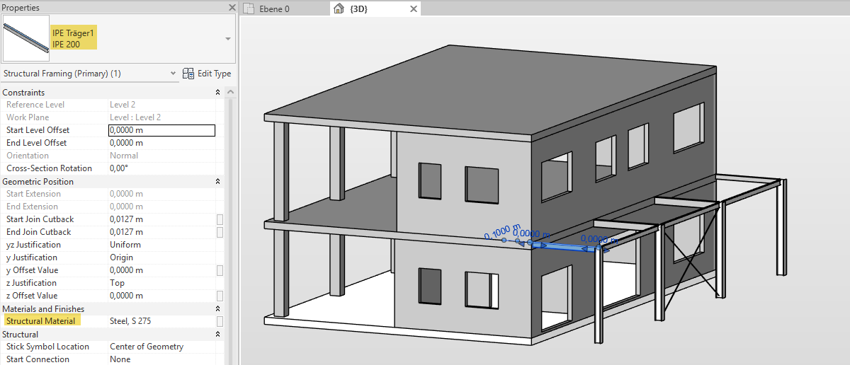 Importation en tant que modèle physique