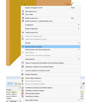 L’image montre l’inversion du système d’axes local pour un composant de structure.