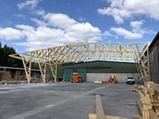 CP 001264 | L'entrepôt en bois en construction (© Maderas Besteiro)