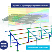Système de rayonnage pour panneaux solaires