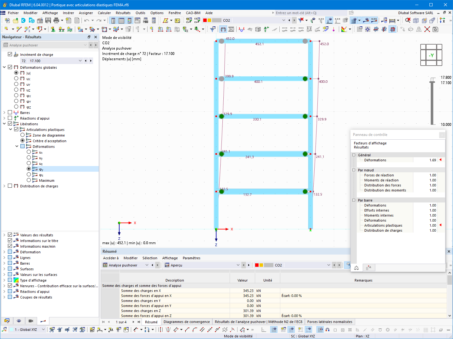 Fonctionnalité 002604 | Calcul et résultats