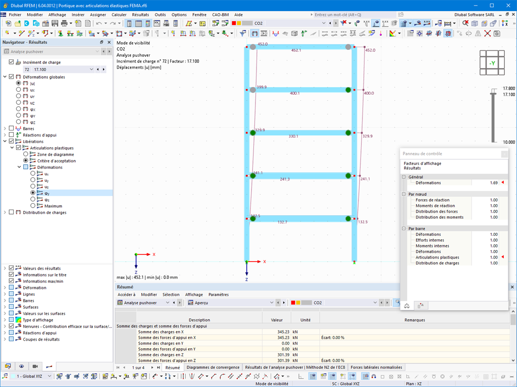 Fonctionnalité 002604 | Calcul et résultats