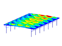 Déformations sous charge de vent dans RFEM 5