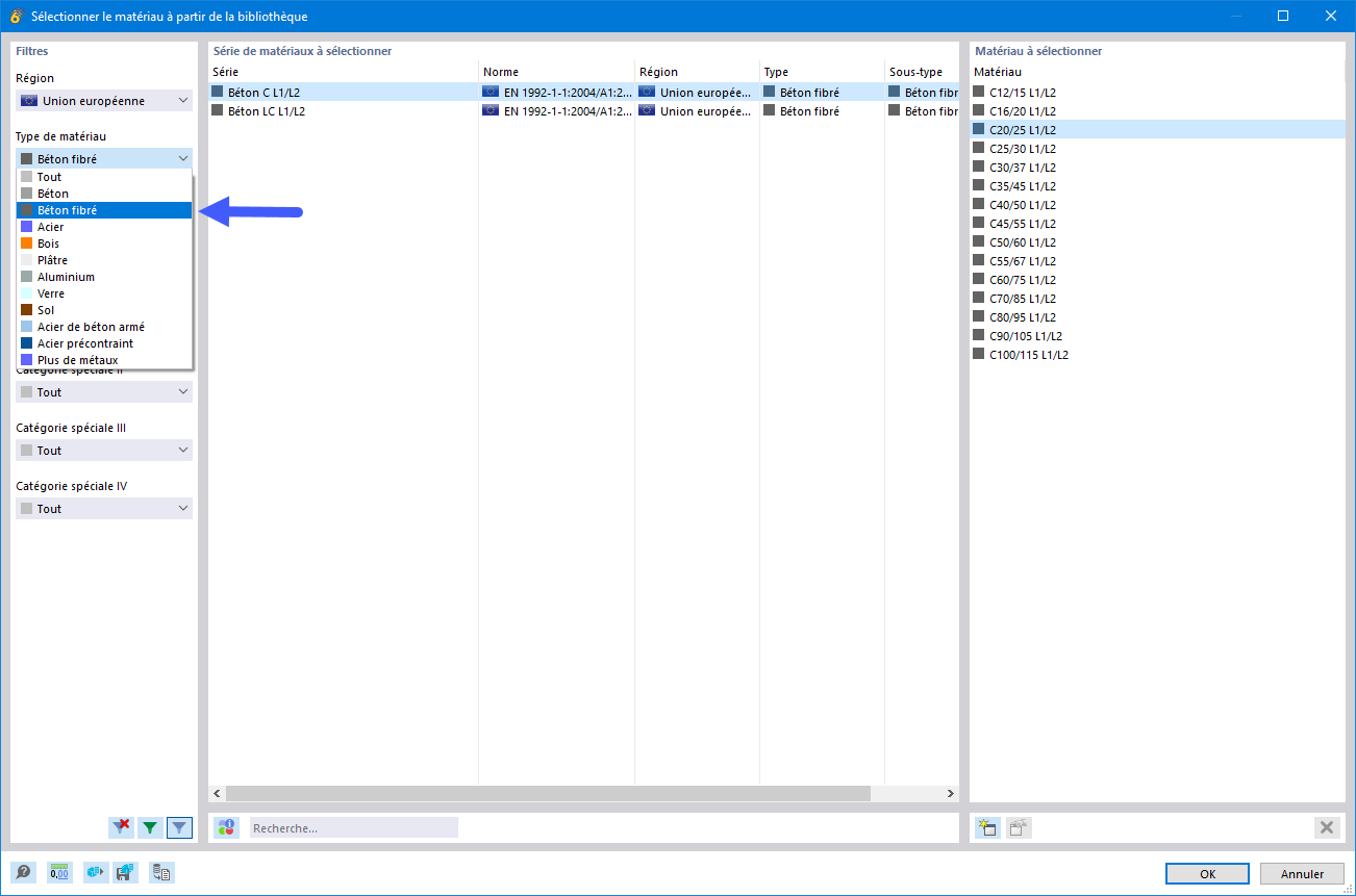 FAQ 005388 | Comment puis-je activer la vérification avec du béton fibré dans le module complémentaire Vérification du béton de RFEM 6 ?