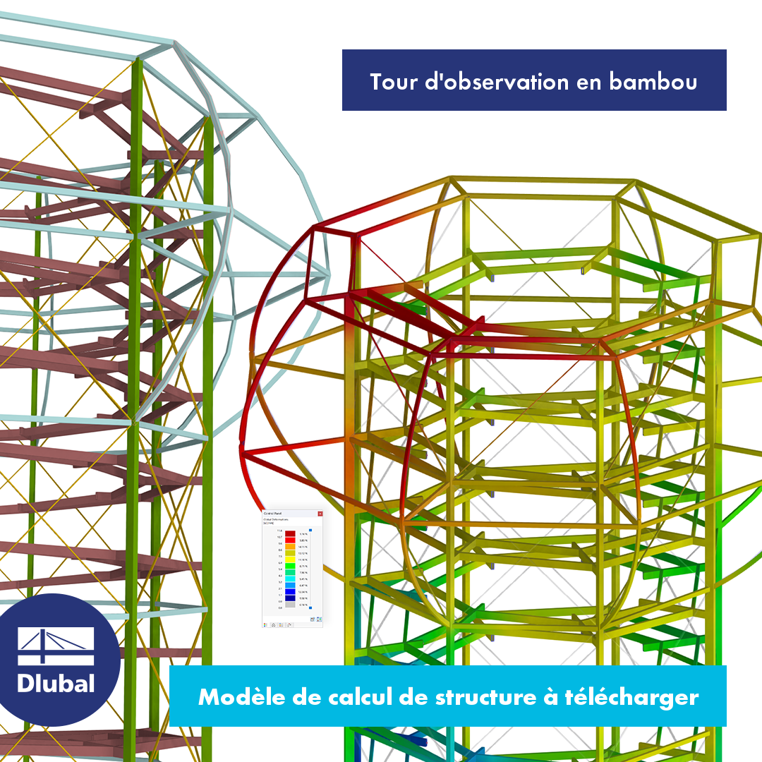 Tour d'observation en bambou