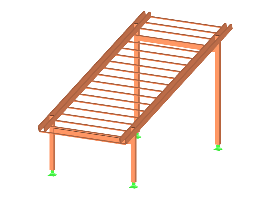 Modèle 004245 | Support de panneau solaire