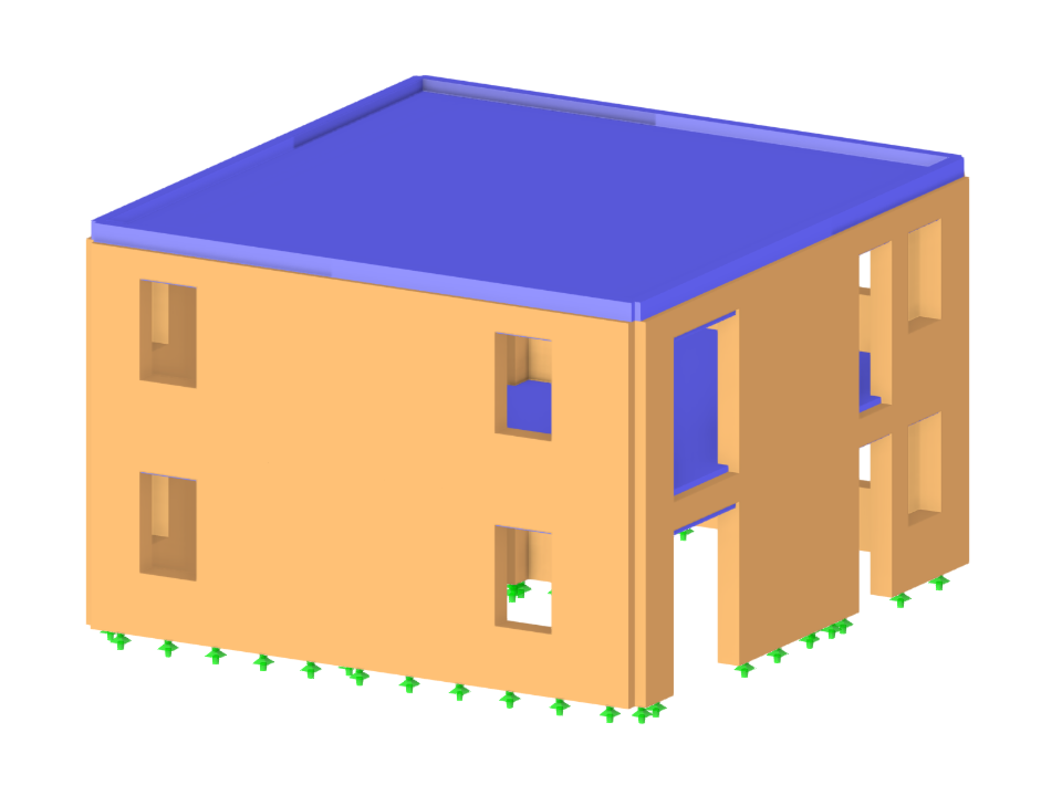 Modèle 004259 | Bâtiment en maçonnerie
