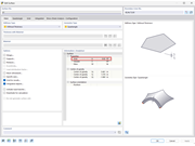 Affichage de la surface d’une aire sélectionnée dans une application logicielle. La surface est mise en évidence, et la valeur numérique de la surface est affichée.