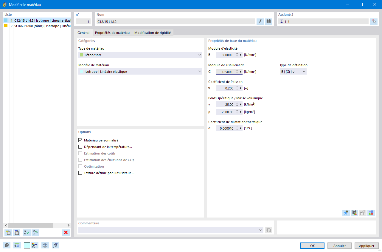 FAQ 005388 | Activer le matériau défini par l’utilisateur
