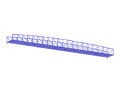 Modèle 004345 | Pont en treillis Pratt