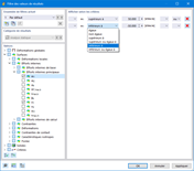Définition des critères de filtre pour les valeurs de résultat