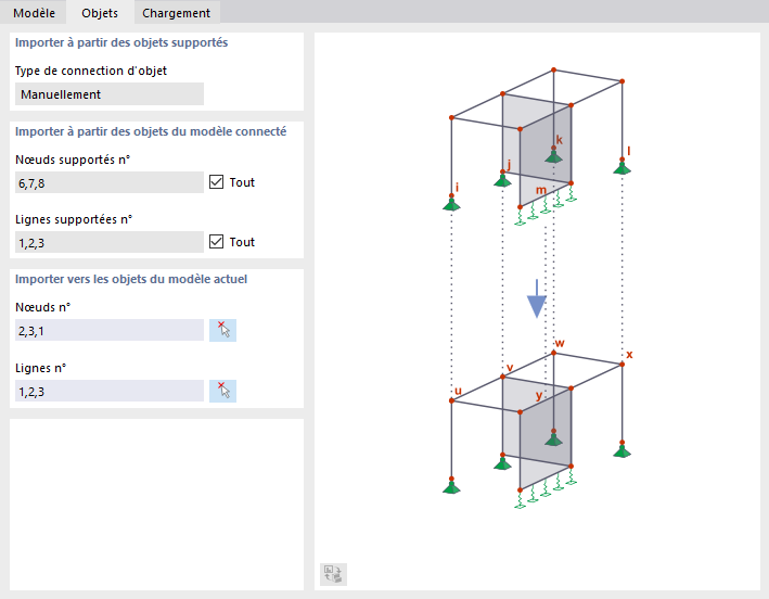 Sélection d’objets (lignes et nœuds)