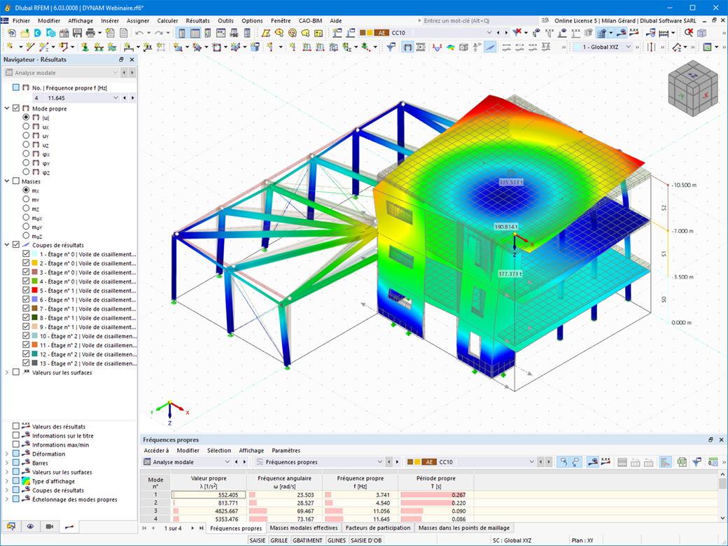 Analyse modale pour RFEM 6