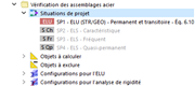 Situations de projet pour la vérification des assemblages acier