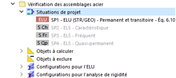 Situations de projet pour la vérification des assemblages acier