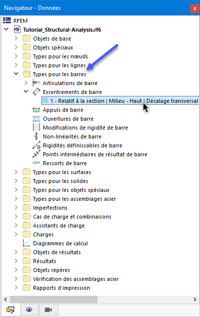 Excentrements de barre dans la catégorie « Types pour les barres »