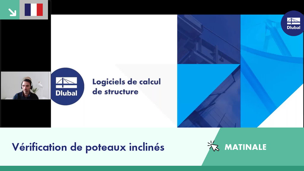 Vérification des poteaux inclinés en béton armé selon la norme EN 1992 avec des résultats de calcul et des diagrammes.