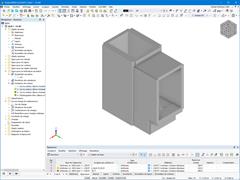 Modèle de la fosse d'ascenseur (© E.T.L Structures)
