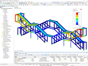 Déformations de structure en bois dans RFEM