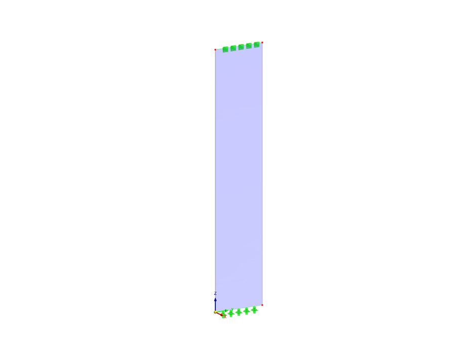 Modèle 004582 | Platine d'acier | Flambement par Euler