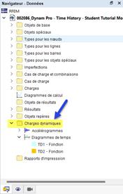 Charges dynamiques dans le Navigateur de données