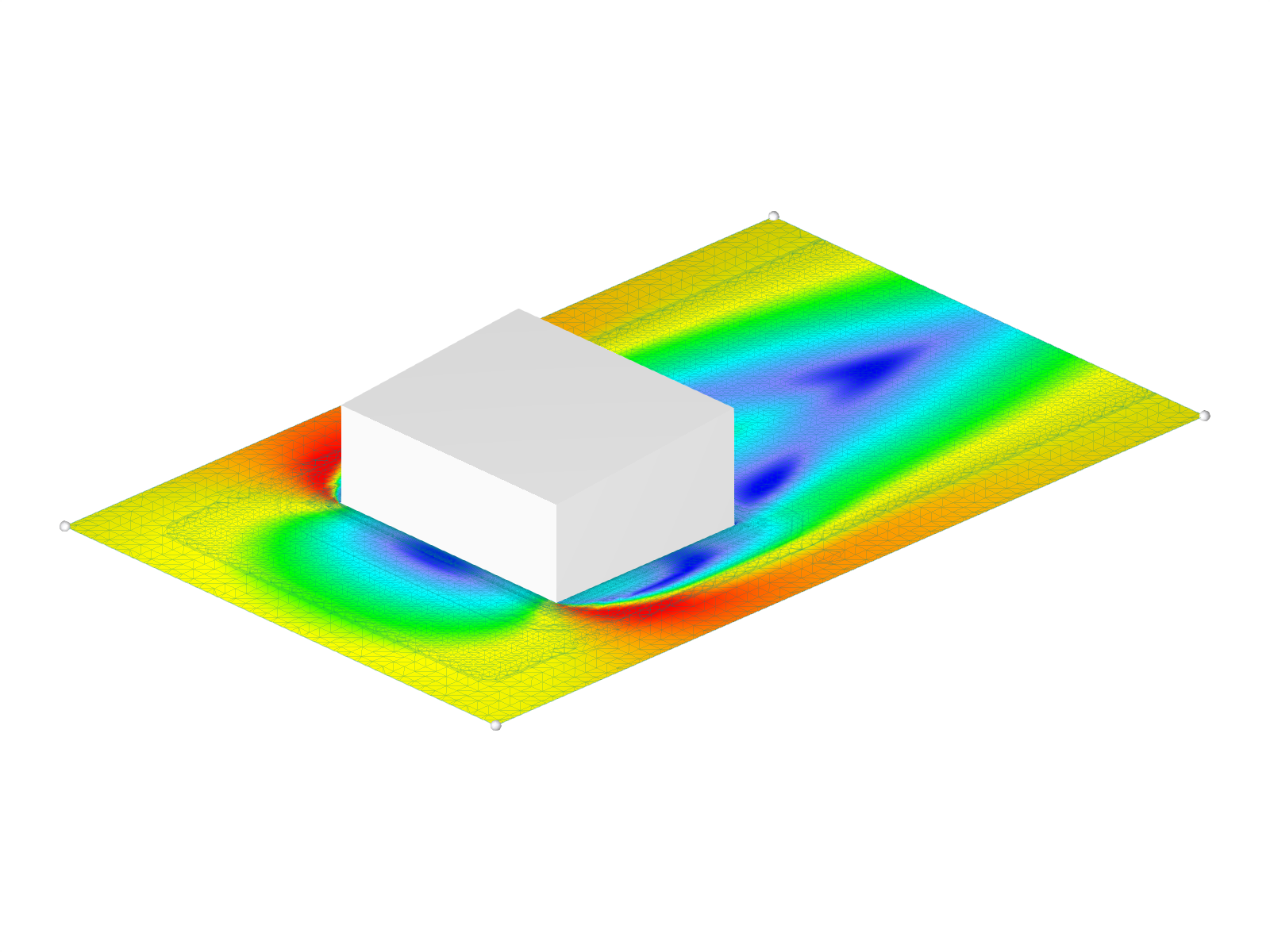 Modèle 004661 | Enveloppe du bâtiment avec toiture plate