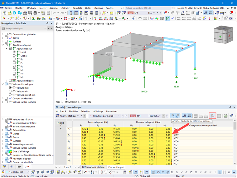 FAQ 005424 | Est-il possible de masquer l échelle de référence colorée bleue/rouge dans les tableaux ainsi que dans le rapport d impression ?