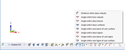 Fonctions de mesure dans la barre d’outils de CAO