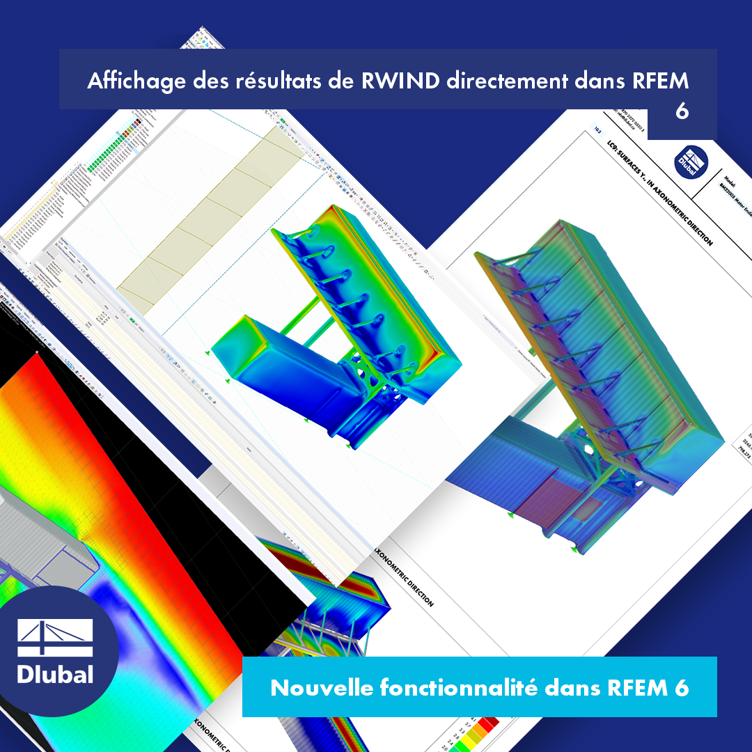 Affichage des résultats de RWIND directement dans RFEM 6