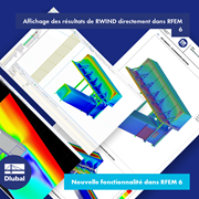 Affichage des résultats de RWIND directement dans RFEM 6