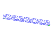 Modèle 004672 | Poutre de treillis triangulaire