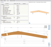 Définition des paramètres d’une poutre banane asymétrique avec des porte-à-faux
