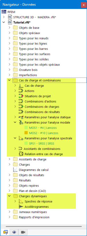 Éléments du navigateur relatifs à l’analyse dynamique