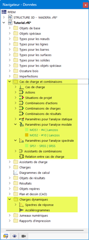 Éléments du navigateur relatifs à l’analyse dynamique