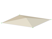 Membrane tendue par points