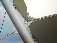 PC 001290 | Détail de l'assemblage de la membrane à la structure | © Carl Stahl & spol. s r.o.