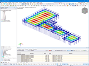Déformations du gymnase | © BET Moselle Bois